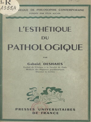 cover image of L'esthétique du pathologique
